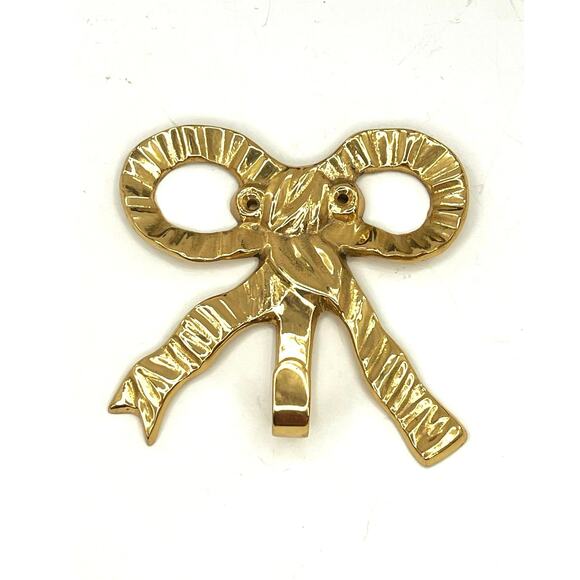 Solid brass bow hook - Picture 1 of 2